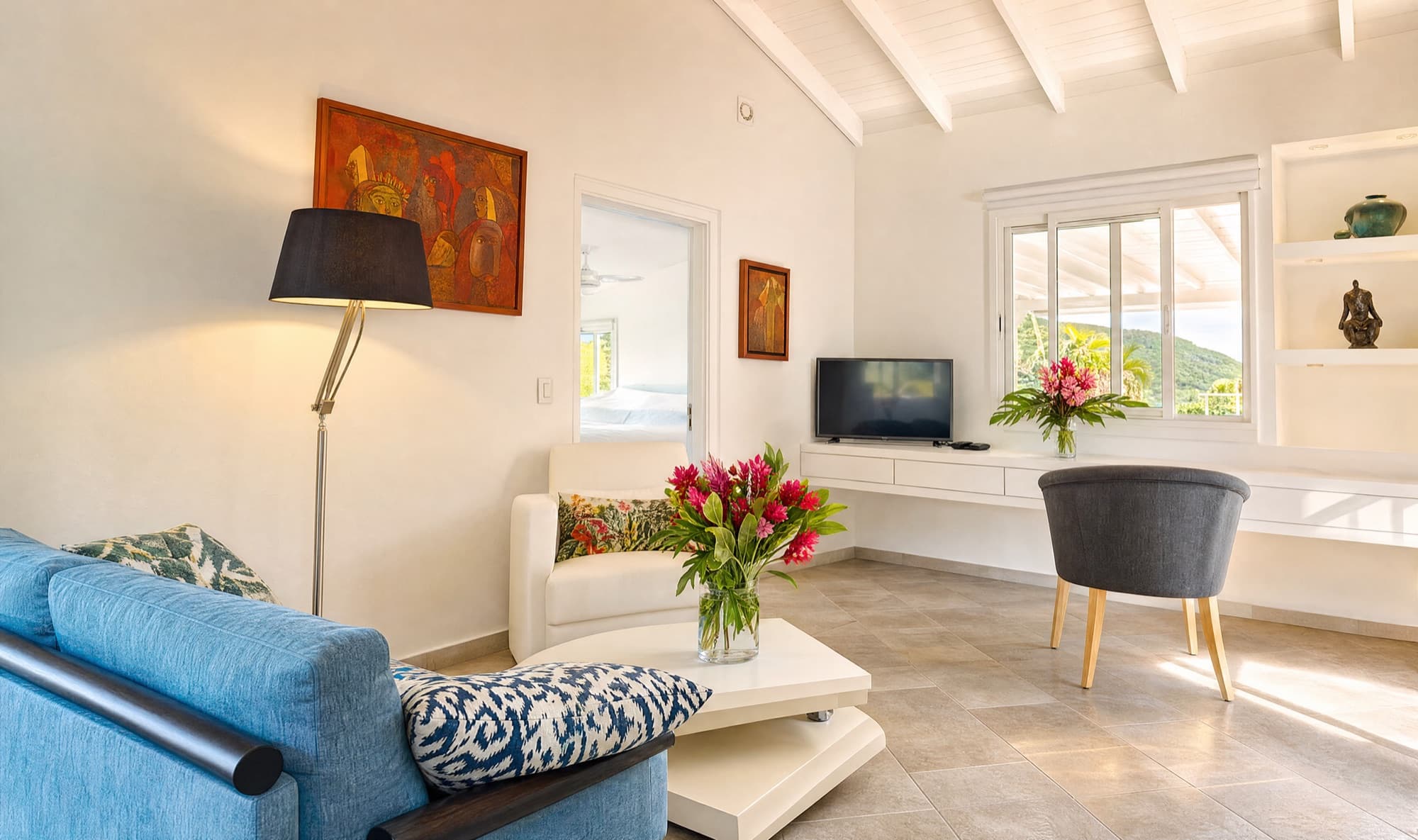 Salon avec Wi-Fi, télévision et son Bose